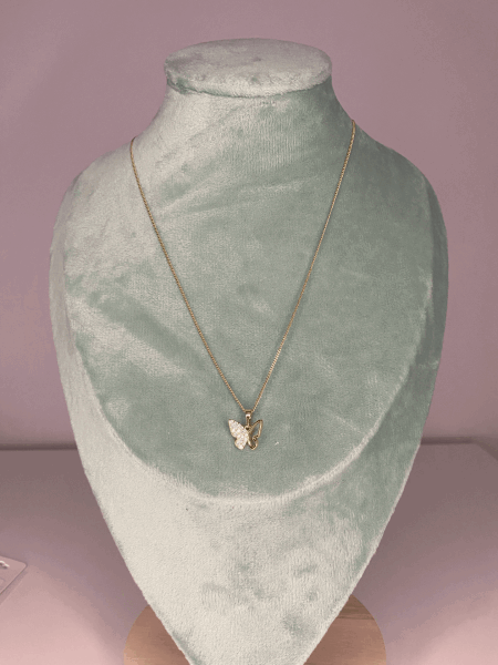 Yarım kelebek taşlı