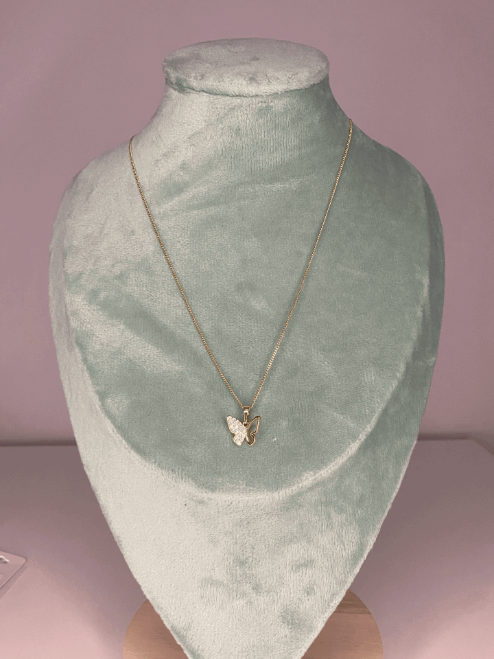 Yarım kelebek taşlı