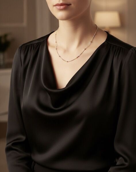 Rose Ve Silver detaylı Boncuklu