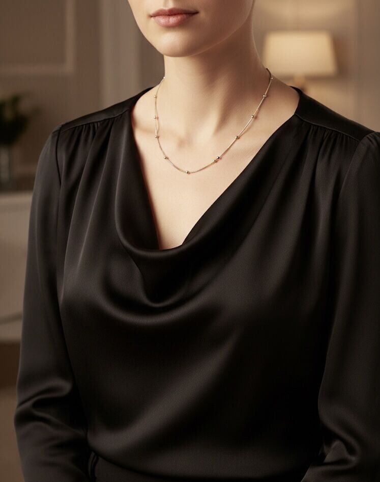 Rose Ve Silver detaylı Boncuklu