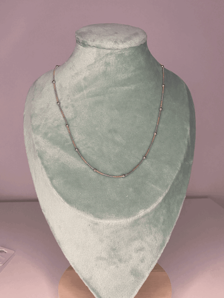 Rose Ve Silver detaylı Boncuklu