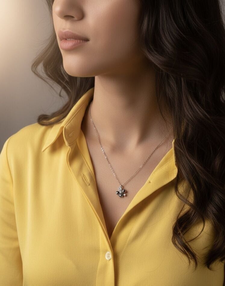 Yonca Detaylı Silver