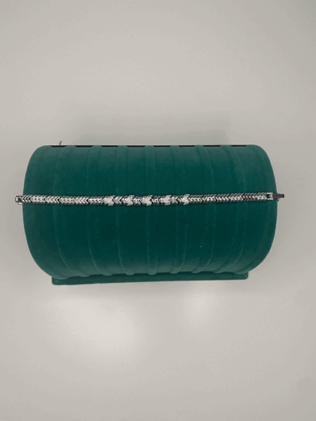 Sıralı Taşlı Silver