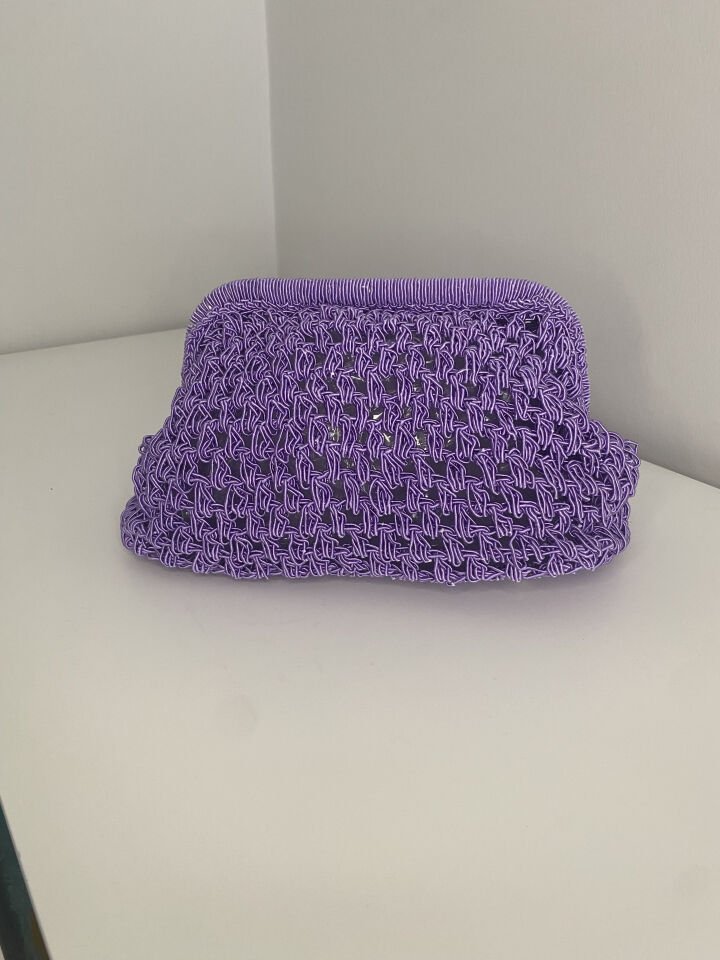 El Örgüsü Renkli Çanta