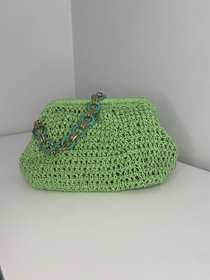 El Örgüsü Renkli Çanta