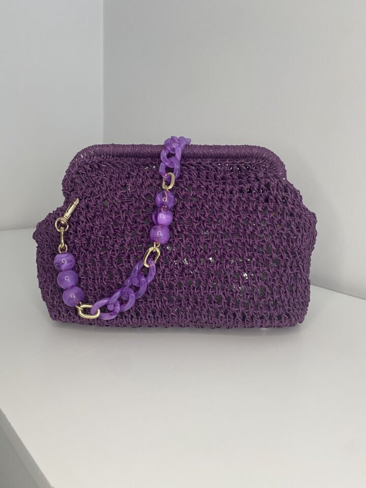 El Örgüsü Renkli Çanta