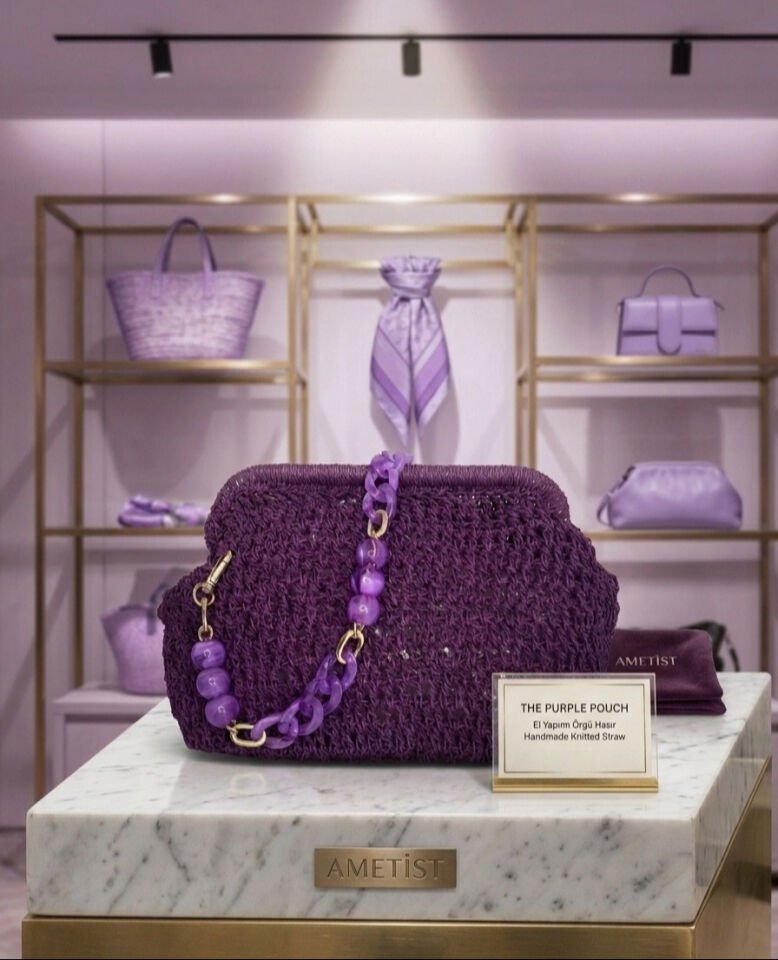 El Örgüsü Renkli Çanta