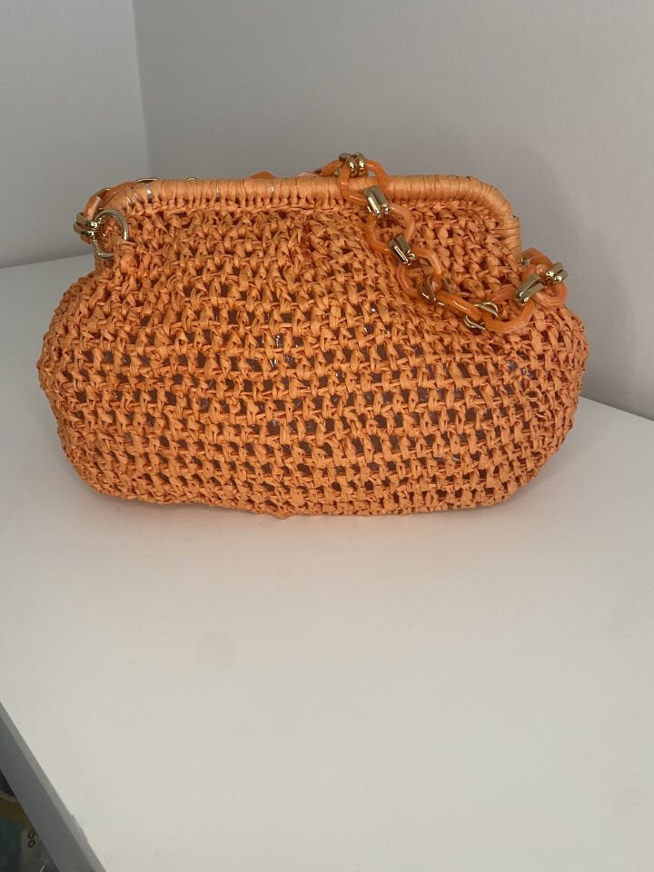 El Örgüsü Renkli Çanta