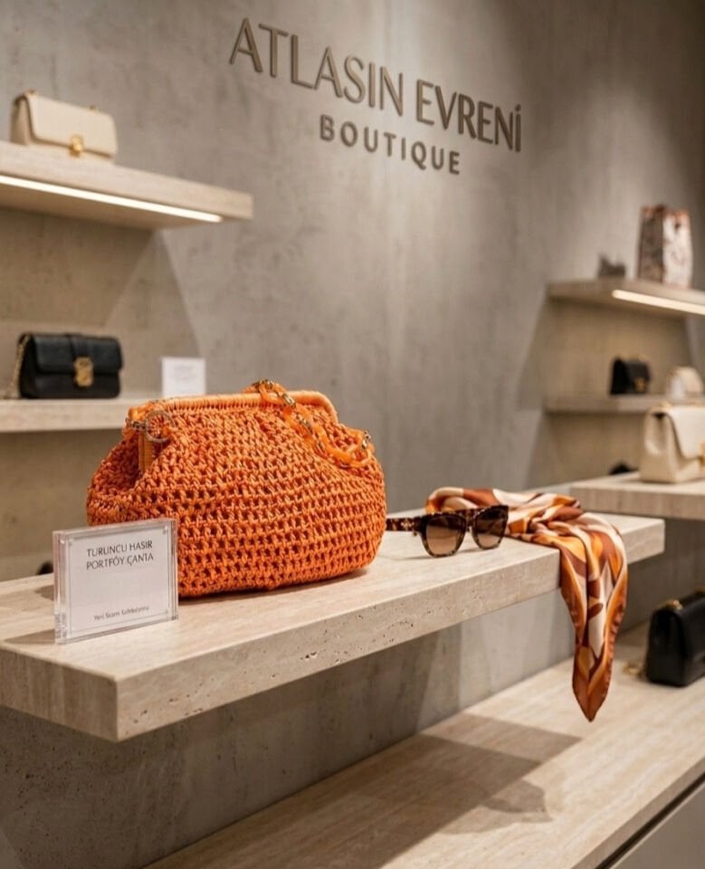 El Örgüsü Renkli Çanta