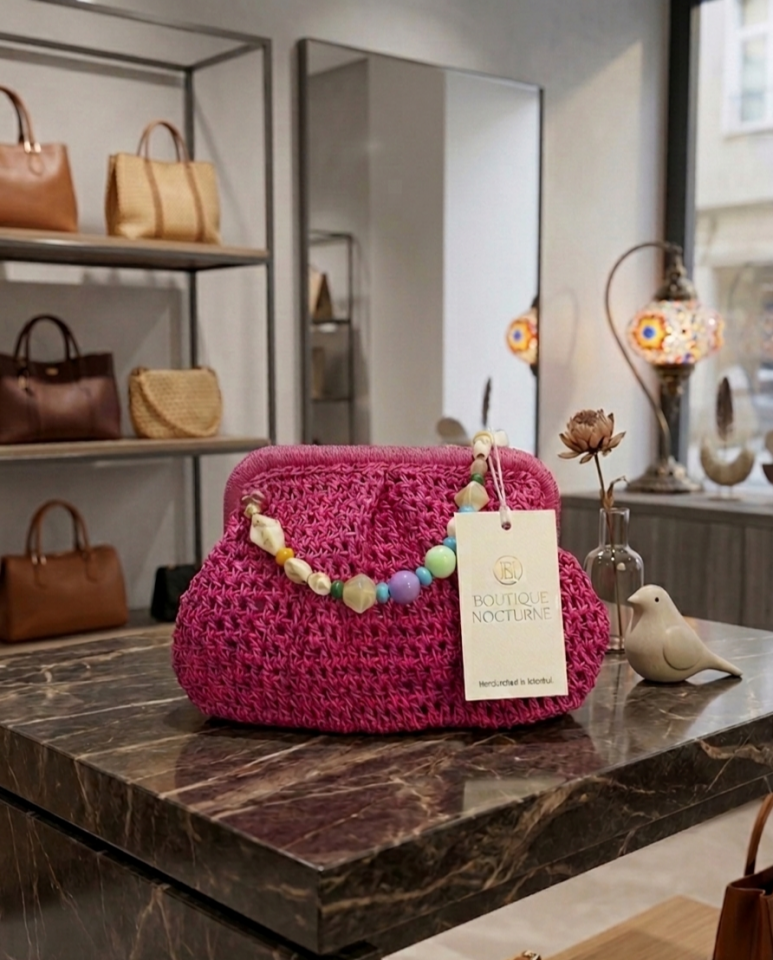 El Örgüsü Renkli Çanta